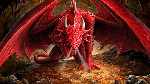 Resultado de imagem para satanás como dragão